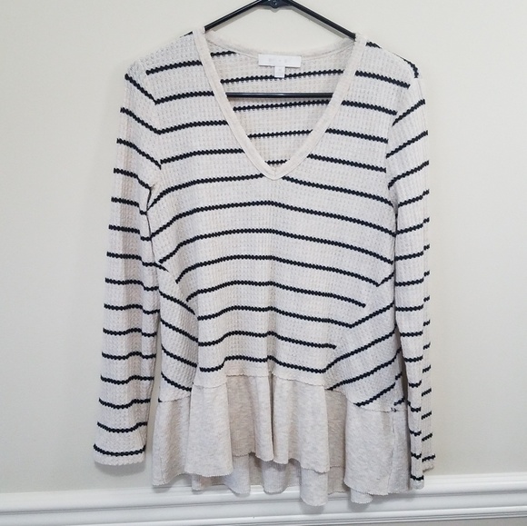 Anthropologie Tops - Eri + Ali Anthropologie Waffled Top Size Medium